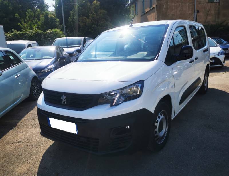 *** 5 PLACES *** PEUGEOT PARTNER CABINE APPROFONDIE  BLUE HDI 100 5 PLACES  OCCASION